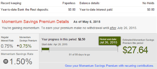 Scotia Momentum Savings Account