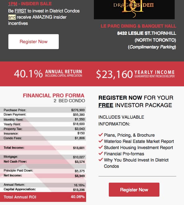 Amazing Condo Investment Returns