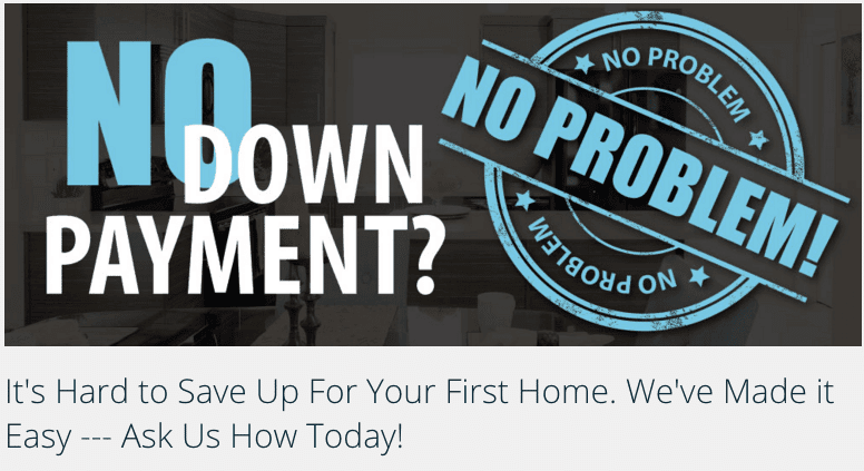 Zero down mortgages