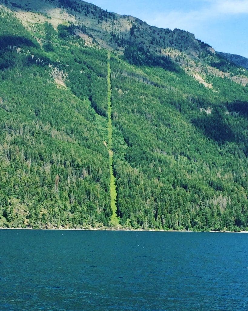 Canadian-U.S. border - Waterton
