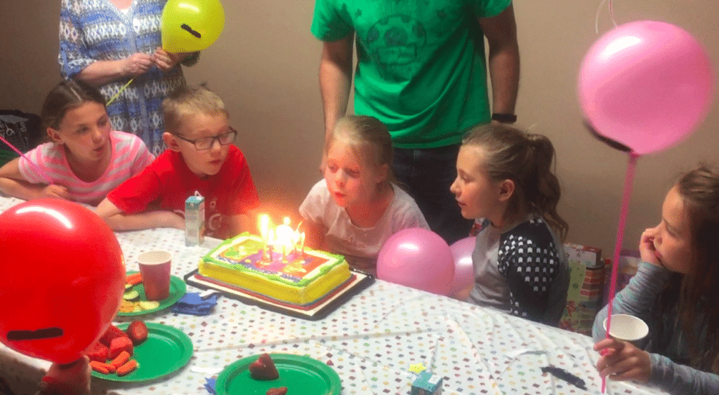 Gymnastics Birthday Party
