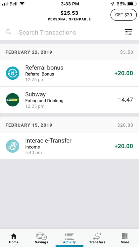 KOHO app