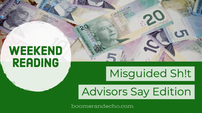 Misguided Sh!t Advisors Say Edition