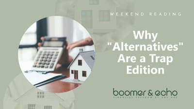 Why Alternatives are a Trap