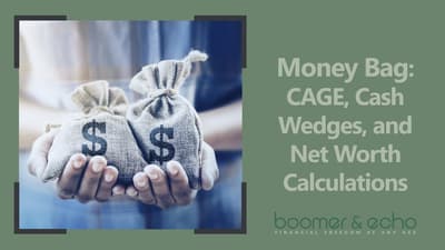 Money Bag: CAGE, Cash Wedges, and Net Worth Calculations