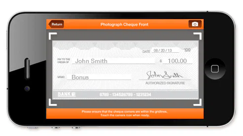 Mobile cheque deposit