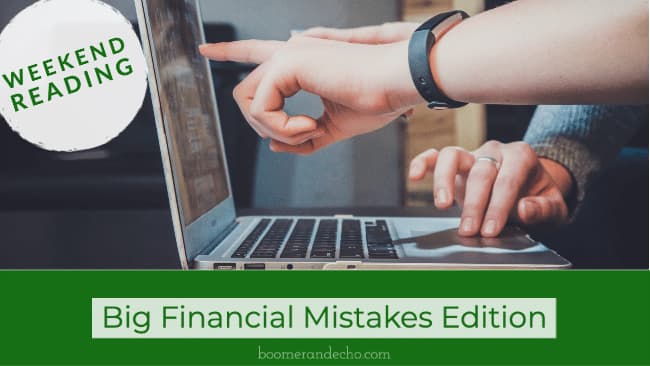 Big Financial Mistakes Edition