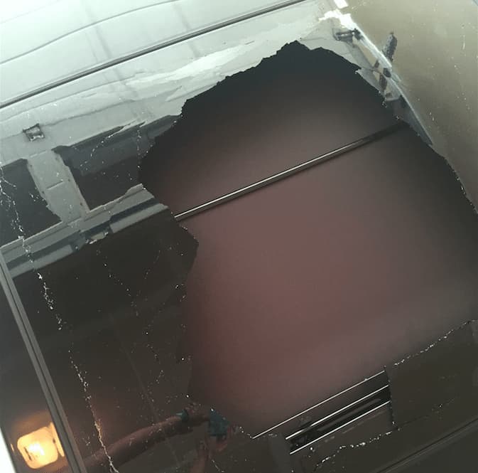 Hyundai Exploding Sunroof