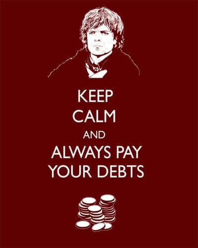 Always pay your debts
