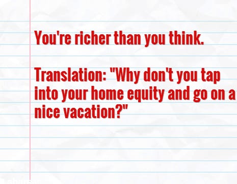 Bank slogans, translated