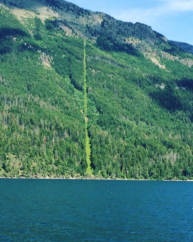 Canadian-U.S. border - Waterton