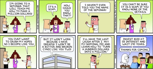 Dilbert investing lessons