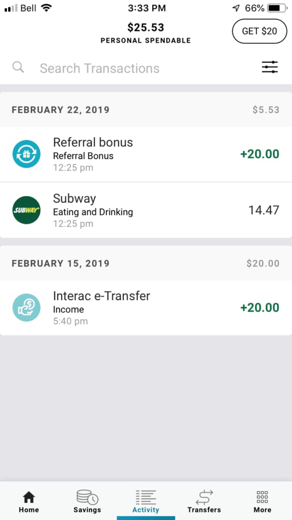 KOHO app